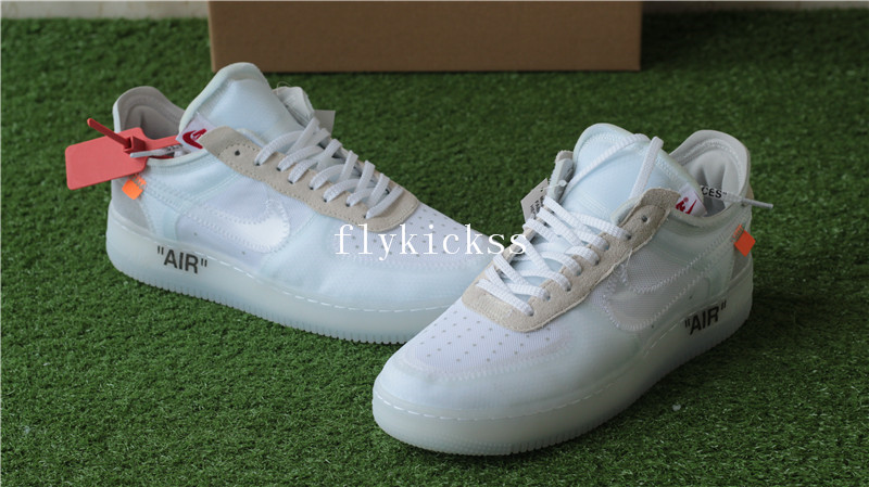 Update Version Off White X Nike Air Froce 1